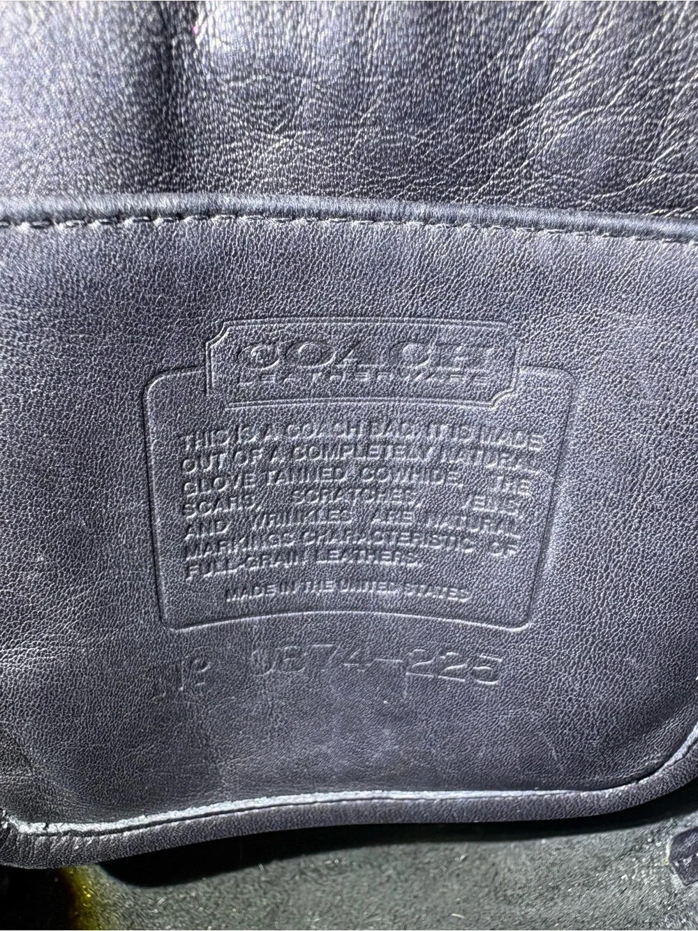 Coach vintage 1980s crossbody